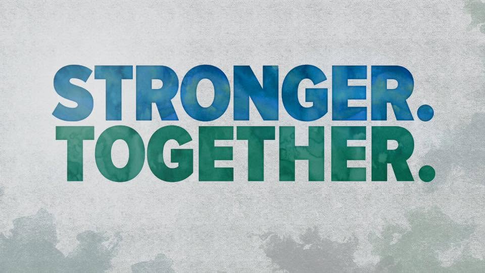 Color logo for the Stronger Together group